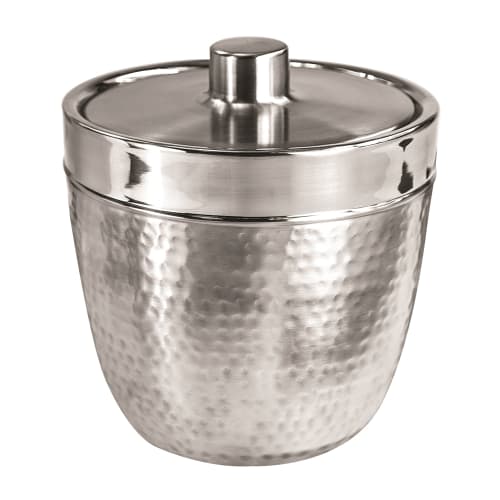 Cubeta para hielo Tuscany de la Colección Bar de 3 Cuartos, Acero Inoxidable